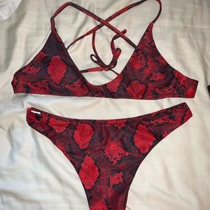 ZAFUL snake print bikini
